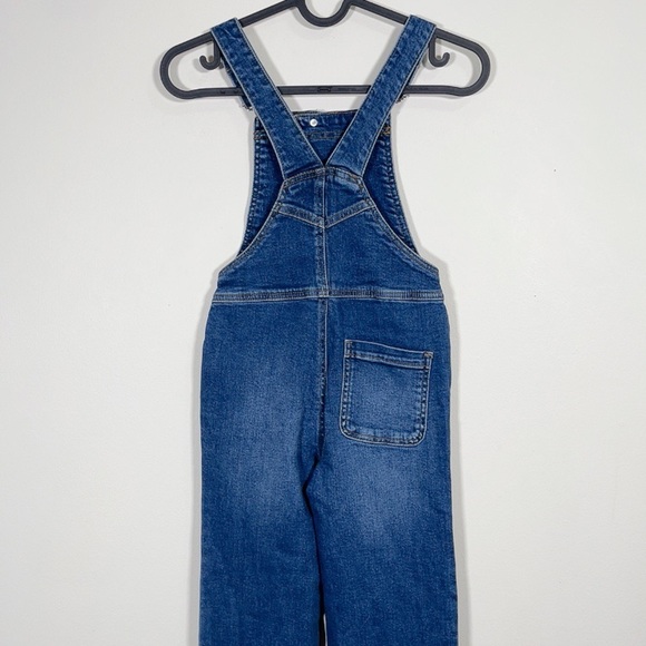 ZARA | GIRL'S FLARE INDIGO OVERALLS sz 7/8. Super cute! - Picture 7 of 14